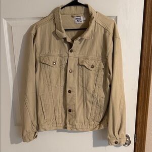 Princess Polly womens Beige Denim Jacket